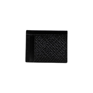 Armani Exchange Black Leather Cardholder