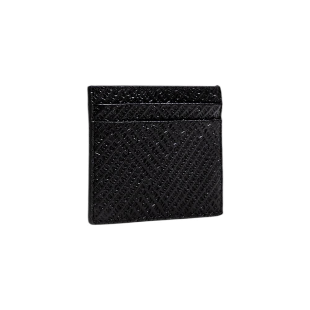 Armani Exchange Black Leather Cardholder