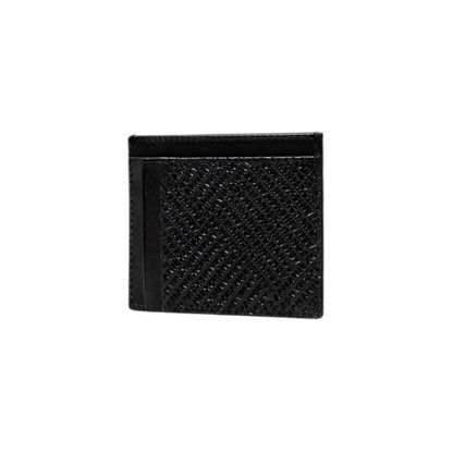 Armani Exchange Black Leather Cardholder