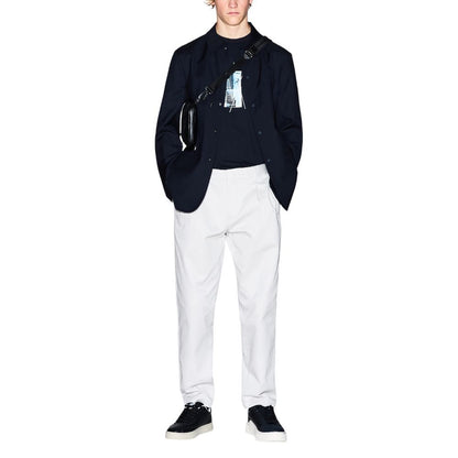 Armani Exchange Black Polyester Blazer