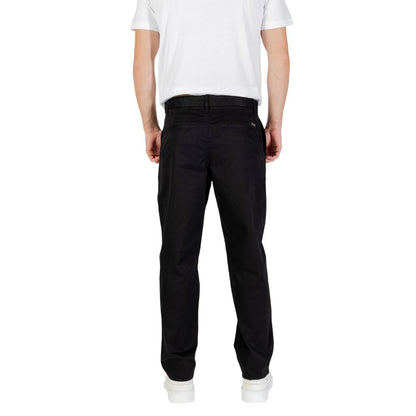 Armani Exchange Black Cotton Skinny Pants