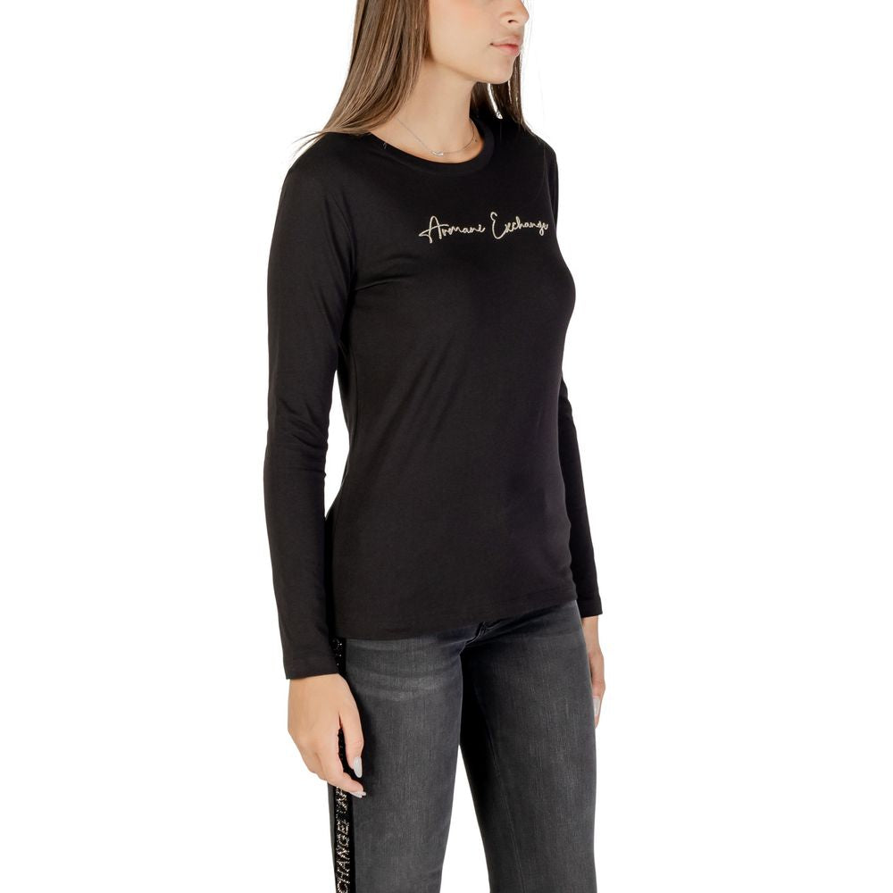 Armani Exchange Bicolor Cotton Long Sleeve T-Shirt