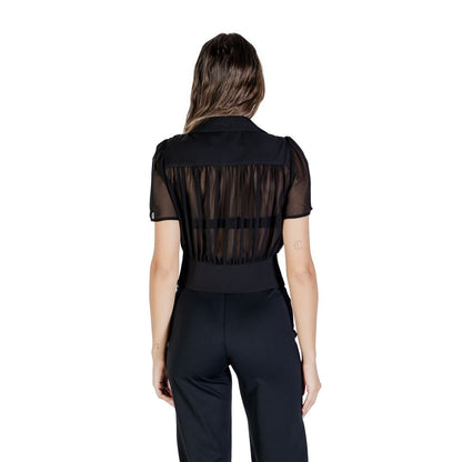 Morgan De Toi Black Polyester Shortsleeve Shirt