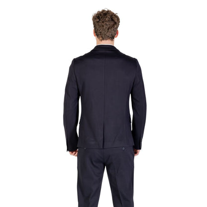 Antony Morato Blue Viscose Blazer