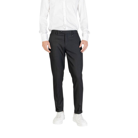 Antony Morato Black Polyester Skinny Pants