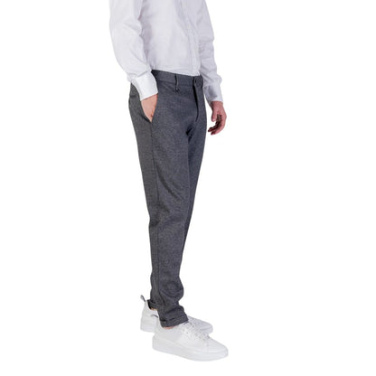 Antony Morato Gray Polyester Skinny Pants