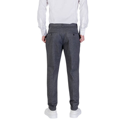 Antony Morato Gray Polyester Skinny Pants