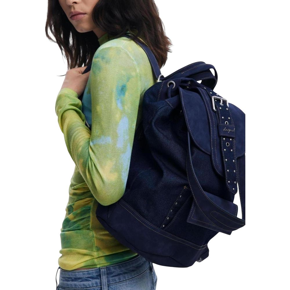 Desigual Blue Polyethylene Backpack