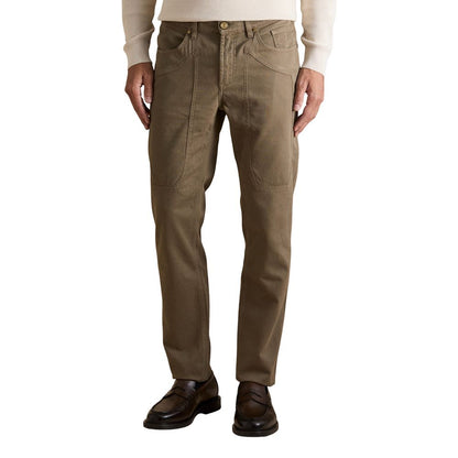 Jeckerson Green Cotton Skinny Jeans