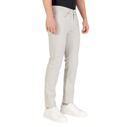 Jeckerson Gray Cotton Skinny Jeans