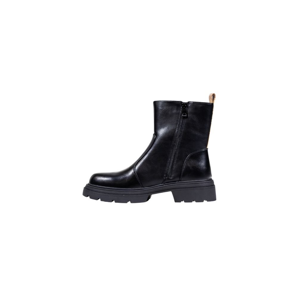 Alviero Martini Prima Classe Black Polyethylene Ankle Boots