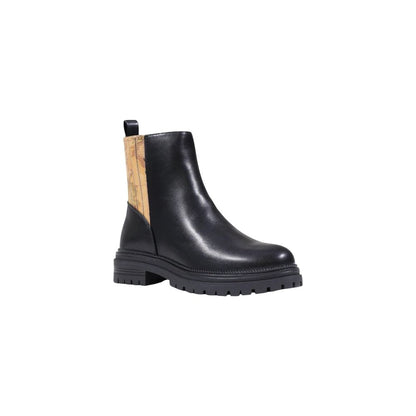 Alviero Martini Prima Classe Black Polyethylene Ankle Boots