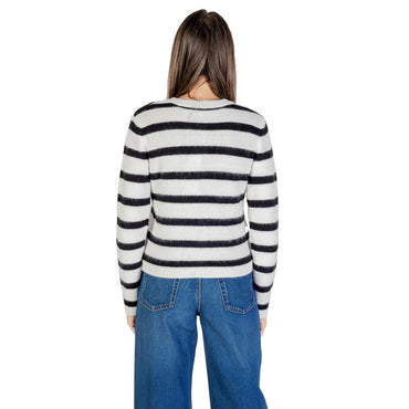 Morgan De Toi White Marabou Cardigan