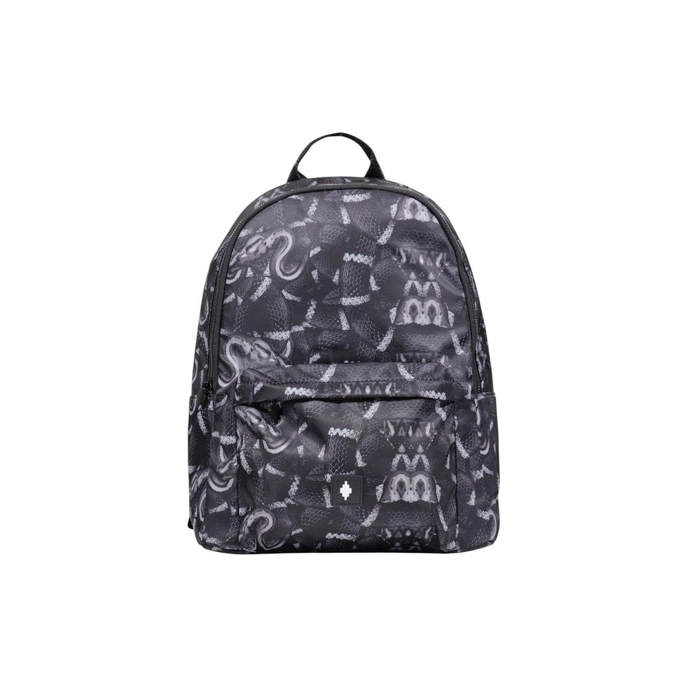 County of Milan Black Nylon Backpack