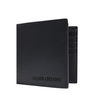 Armani Exchange Black Polyester Wallet