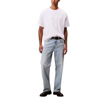Calvin Klein White Cotton T-Shirt