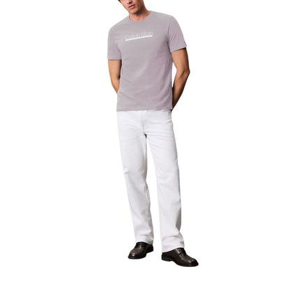 Calvin Klein Gray Cotton T-Shirt