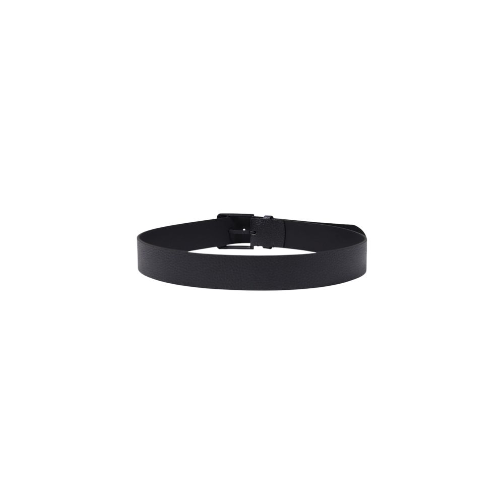 Calvin Klein Black Leather Regular Belt