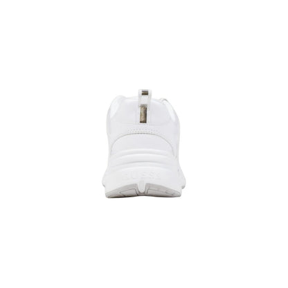Guess White Polyester Chunky Sneakers