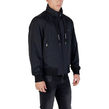 Armani Exchange Black Polyamide Bomber