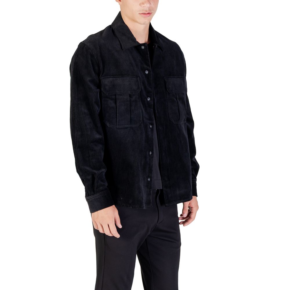 Antony Morato Black Cotton Shirt