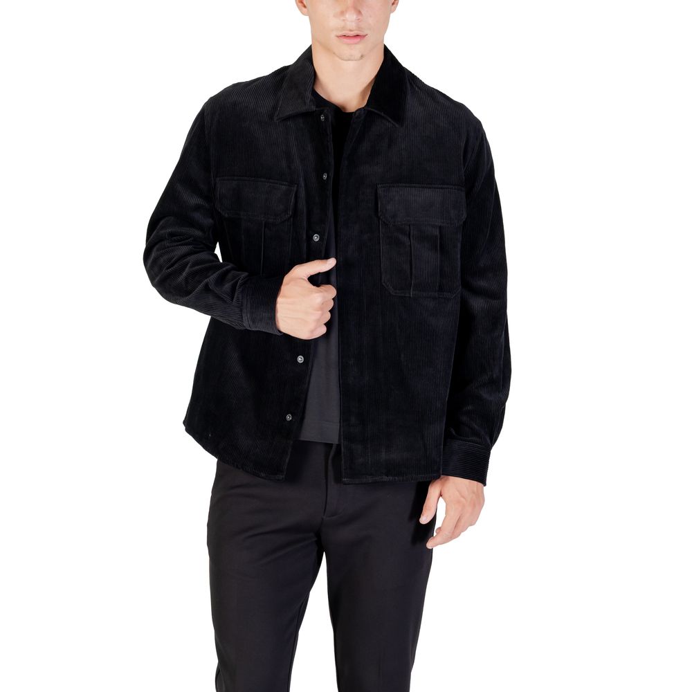 Antony Morato Black Cotton Shirt