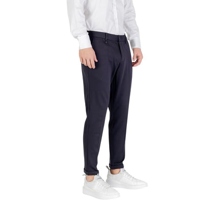 Antony Morato Blue Viscose Dress Pants