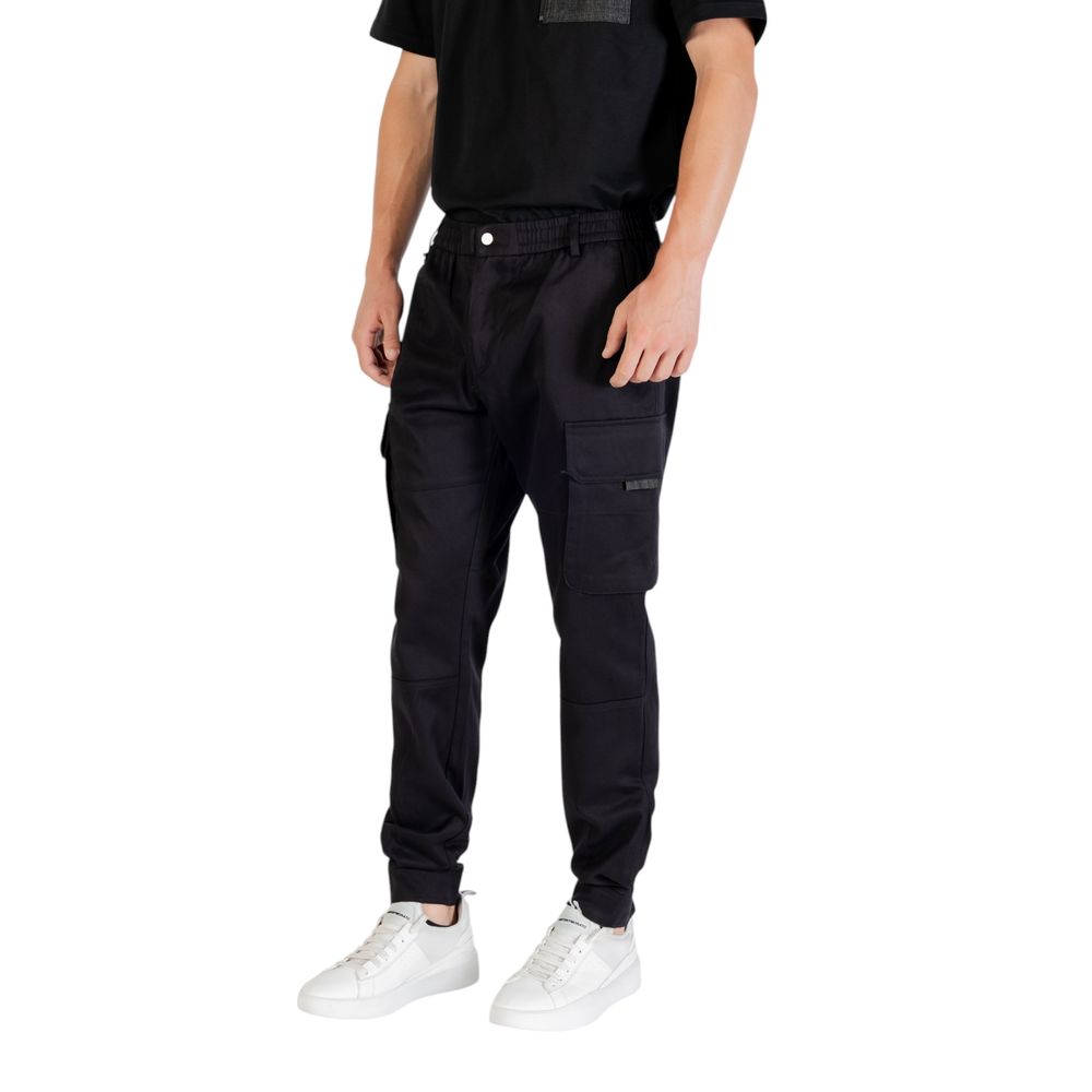 Antony Morato Black Viscose Casual Pants