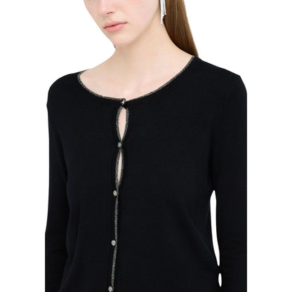Liu Jo Black Textile Cardigan