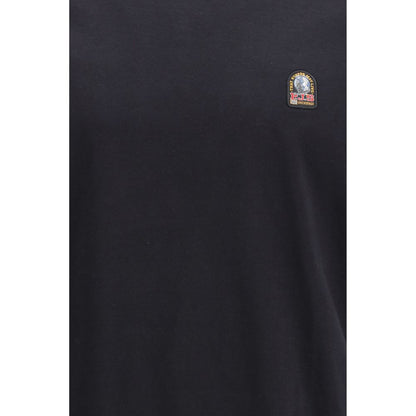 Parajumpers Black Cotton T-Shirt