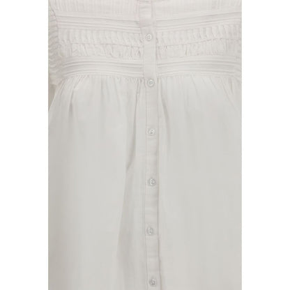 Marant Etoile White Cotton Blouse