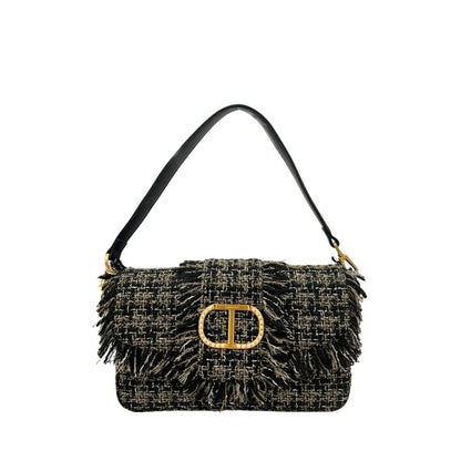 Twinset Black PU Women Shoulder Bag