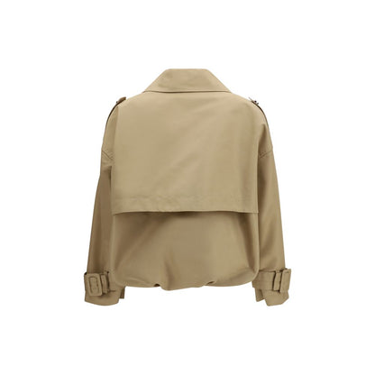 PINKO Beige Cotton Trench Coat