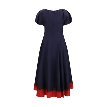 Tory Burch Blue Viscose Casual Dress