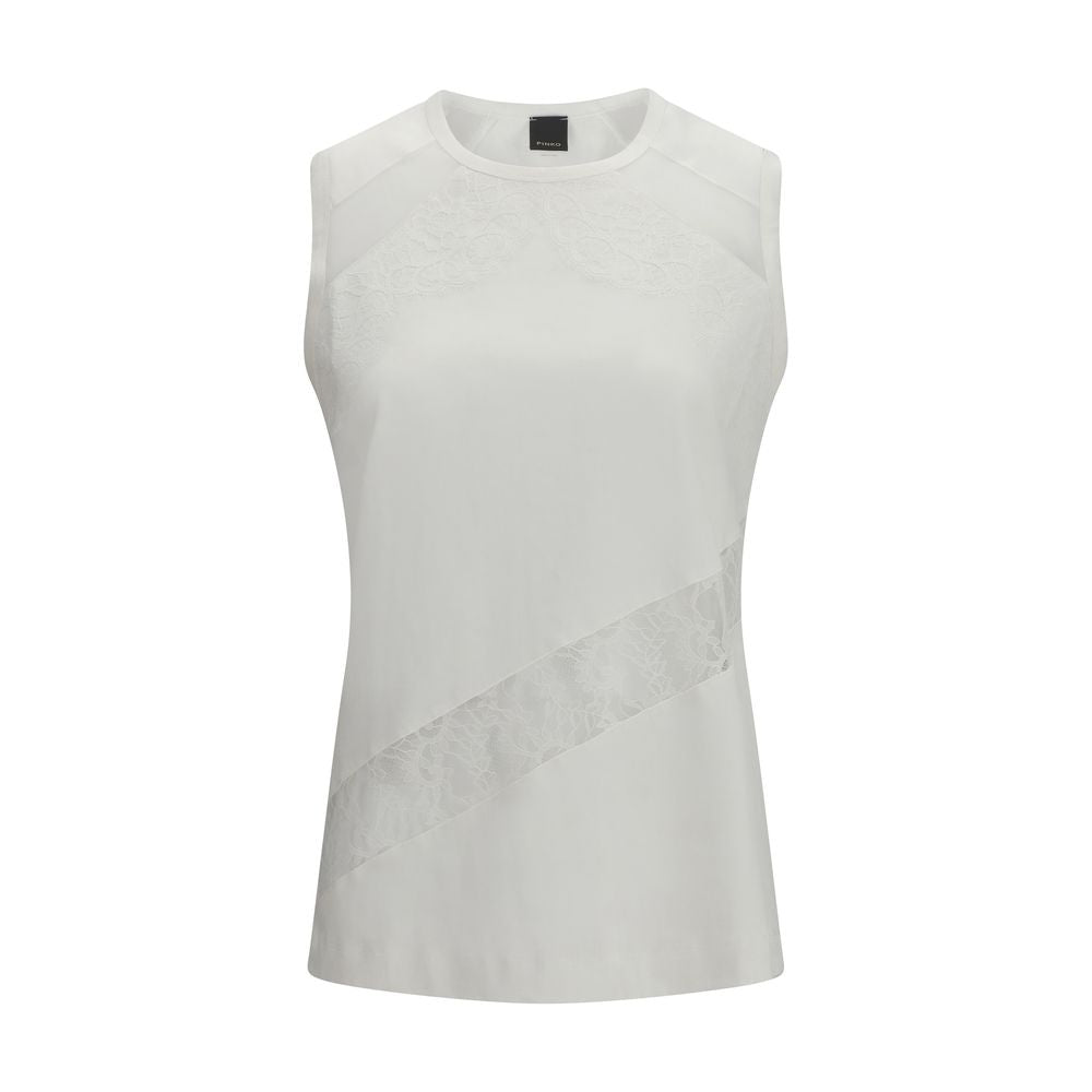 PINKO White Cotton T-Shirt
