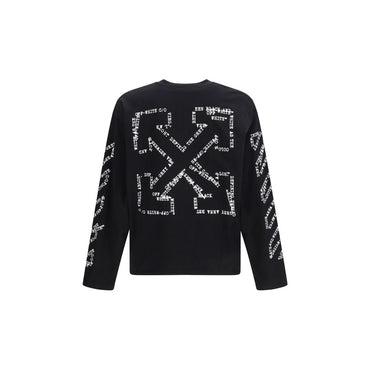 Off-White Black Cotton Sportswear
