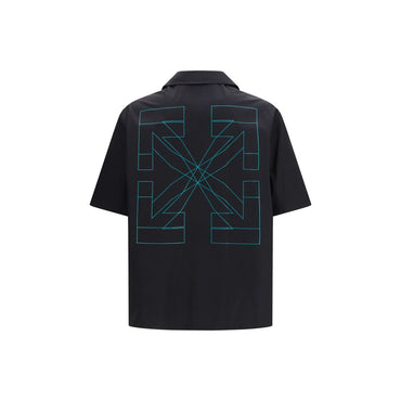 Off-White Black Cotton Shortsleeve Shirt