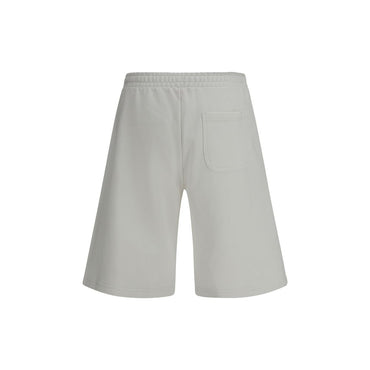 Diesel White Cotton Bermuda Shorts