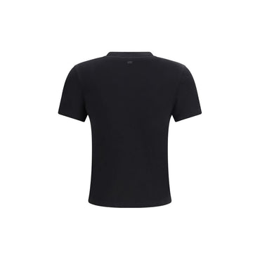 Ami Paris Black Cotton T-Shirt