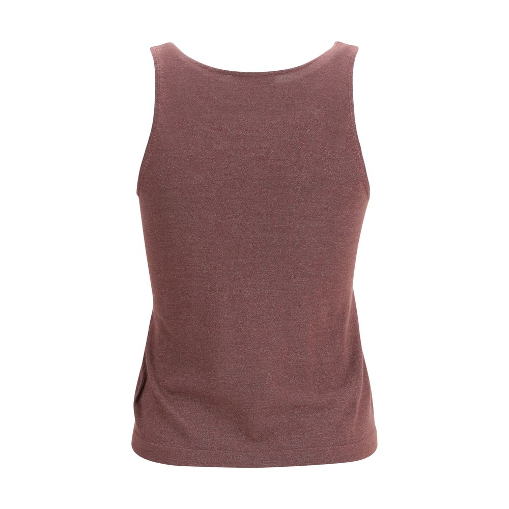 Brunello Cucinelli Bordeaux Cashmere T-Shirt