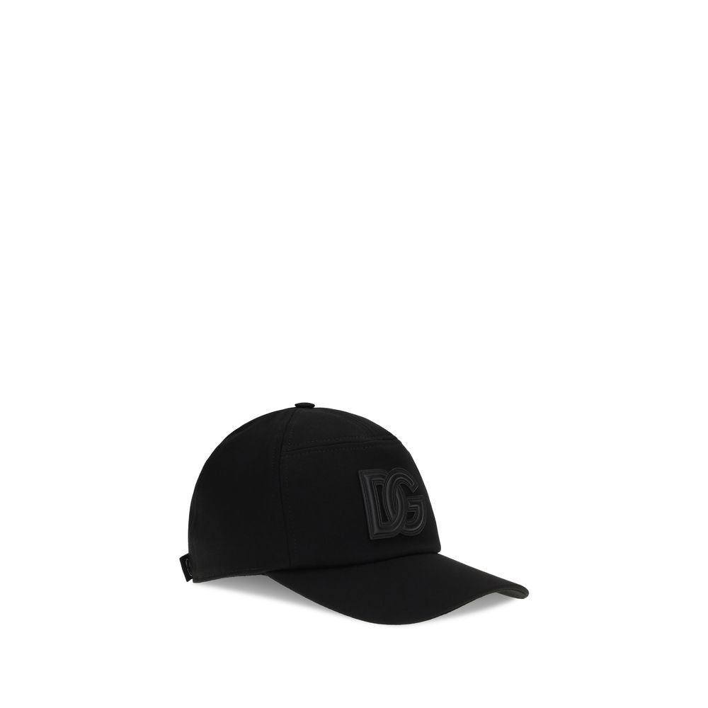 Dolce & Gabbana Black Cotton Cap (Baseball Hat)