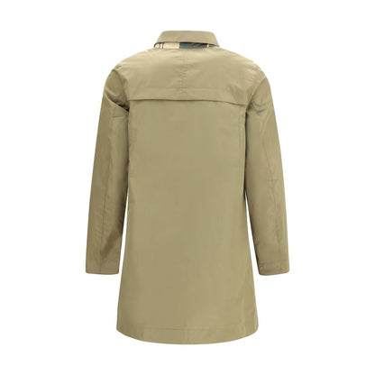 Barbour Bicolor Polyester Trench Coat