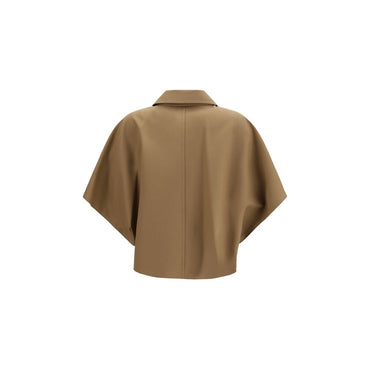 Max Mara Brown Cotton Coat