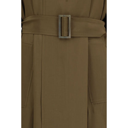 Petar Petrov Bicolor Silk Trench Coat