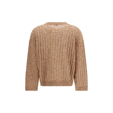 Brunello Cucinelli Brown Linen Sweatshirt
