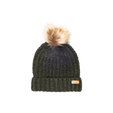 Barbour Green Polyester Beanie