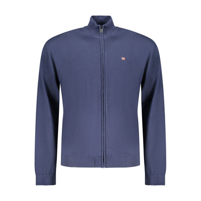 Napapijri Blue Cotton Men Cardigan