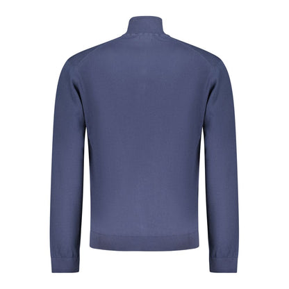 Napapijri Blue Cotton Men Cardigan