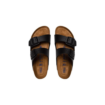 Birkenstock Black Synthetic Flat Sandals