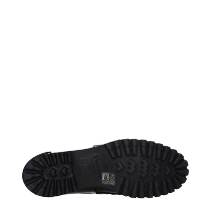 Church's Black Leather Slip-On Loafers